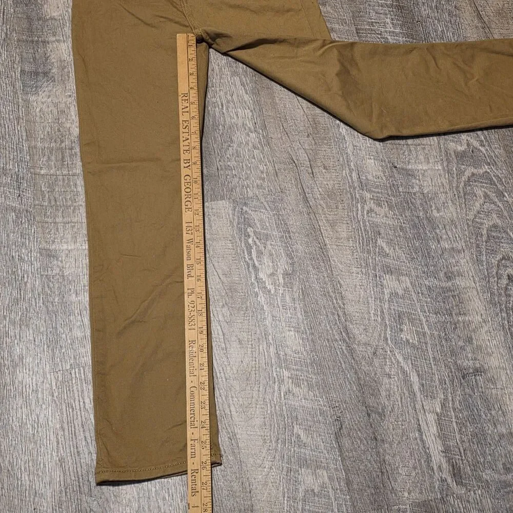 Old Navy Stretch 360 Kids Coyote Brown Khakis Slim Size 12 Casual Pants